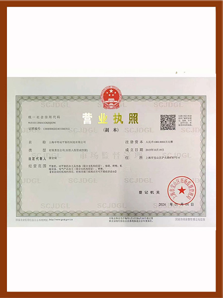 公司营业执照 公司营业执照